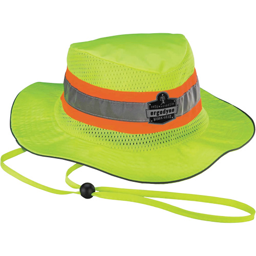 Chapeau de soleil de garde forestier de refroidissement en microfibre Chill-Its 8935MF, 2T-grand/3T-grand, Lime haute visibilit&eacute; NTL Industrial