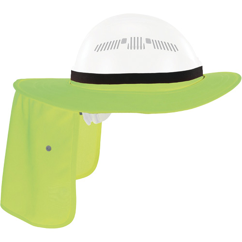 Visi&egrave;re universelle avec protection de la nuque pour casque de s&eacute;curit&eacute; Chill-Its 6661, Lime haute visibilit&eacute; NTL Industrial
