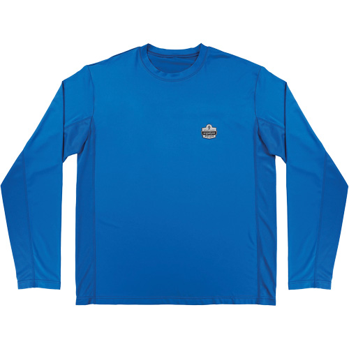Chemise de refroidissement &agrave; manches longues avec protection solaire et UV Chill-Its 6689, Bleu, Petit NTL Industrial