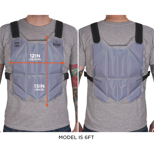 Veste de refroidissement de changement de phase Chill-Its6210, Taille unique, Bleu NTL Industrial