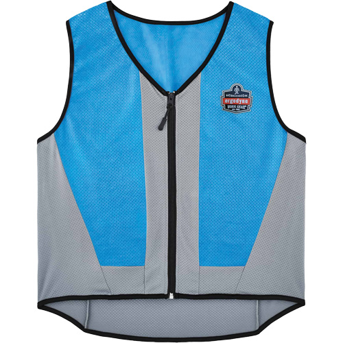 Veste de refroidissement &eacute;vaporatif Chill-Its 6667 avec fermeture &agrave; glissi&egrave;re, 5T-Grand, Bleu NTL Industrial