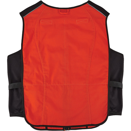 Veste de refroidissement &agrave; changement de phase l&eacute;g&egrave;re avec sachets de recharge Chill-Its 6260, Petit/Moyen, Orange NTL Industrial
