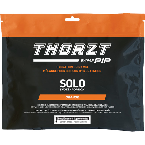 M&eacute;lange de boisson hydratante sans sucre en portion unique THORZT, Emballage-portion, Orange NTL Industrial