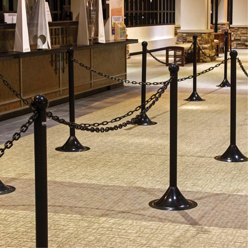 Chaîne de barri&egrave;re en plastique, Vert NTL Industrial