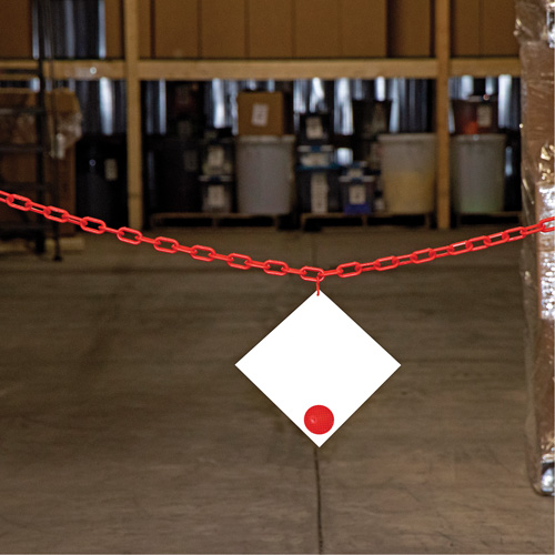 Chaîne de barri&egrave;re en plastique, Vert NTL Industrial