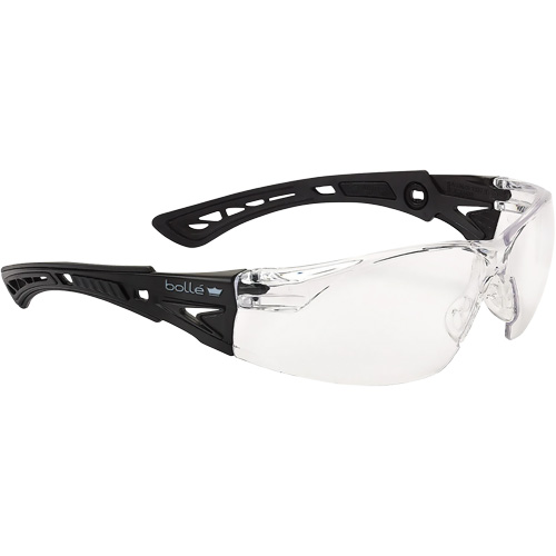Rush+ Small BSSI Safety Glasses, Clear Lens, Anti-Fog/Anti-Scratch, ANSI Z87+ NTL Industrial