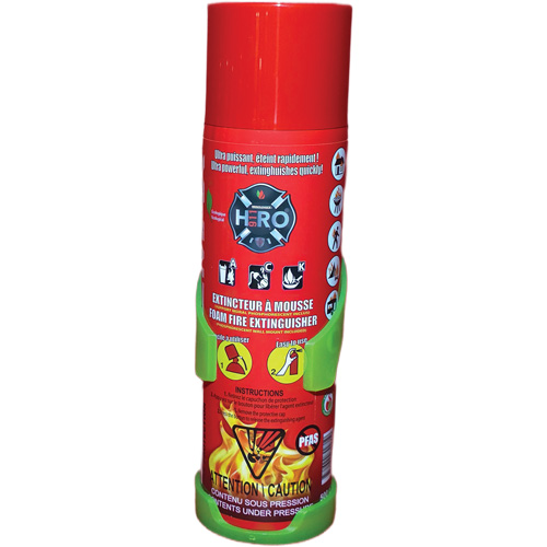 Extincteur Hero 911 sans PFAS, ACK, Capacit&eacute; 500 ml NTL Industrial