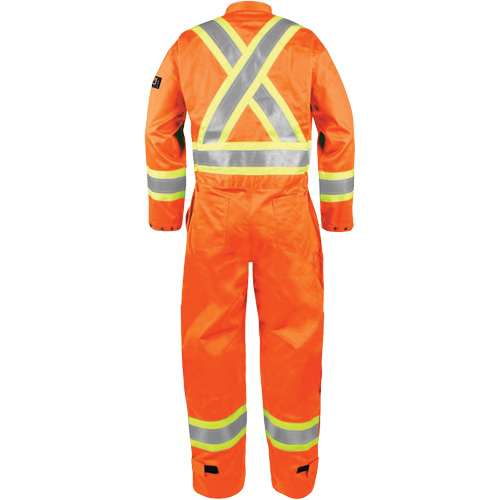 Combinaison ignifuge haute visibilit&eacute;, Taille 5T-Grand, Orange NTL Industrial