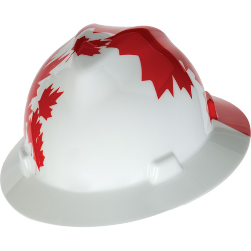 Casque de protection V-Gard &agrave; fentes s&eacute;rie Canadian Freedom, Suspension Rochet, Non ventil&eacute; NTL Industrial