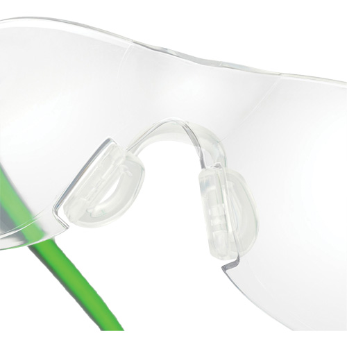 Adapt Lite Grey/Green Safety Glasses, Clear Lens, Anti-Fog/Anti-Scratch, ANSI Z87+/Meets/Exceeds CSA Z94.3 NTL Industrial