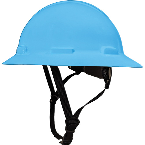 LIDGUARD&reg; Full Brim Hardhat with Chinstrap, Meets CSA Type 1, Ratchet Suspension, Vented NTL Industrial