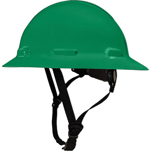 Casque de s&eacute;curit&eacute; &agrave; bordure compl&egrave;te LIDGUARD avec mentonni&egrave;re, R&eacute;pond aux normes CSA type 2, Suspension Rochet, Ventil&eacute; NTL Industrial