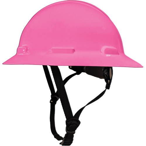 Casque de s&eacute;curit&eacute; &agrave; bordure compl&egrave;te LIDGUARD avec mentonni&egrave;re, R&eacute;pond aux normes CSA type 1, Suspension Rochet, Ventil&eacute; NTL Industrial