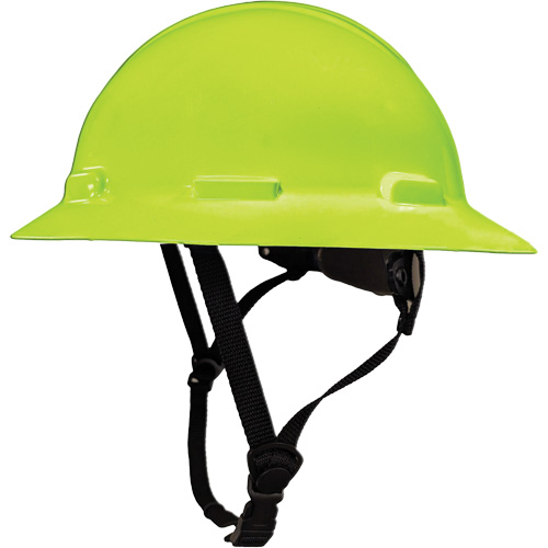Casque de s&eacute;curit&eacute; &agrave; bordure compl&egrave;te LIDGUARD avec mentonni&egrave;re, R&eacute;pond aux normes CSA type 1, Suspension Rochet, Ventil&eacute; NTL Industrial