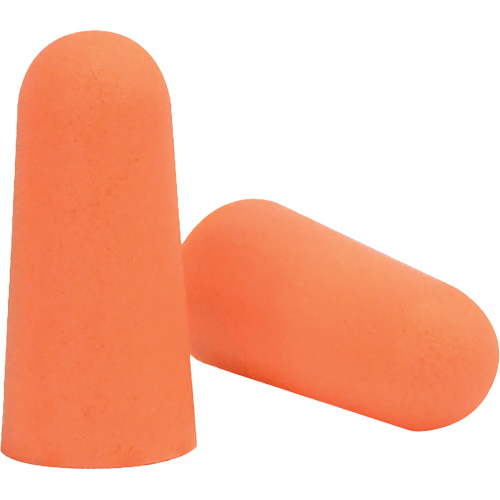 SEALTEC33 Orange Tapered PU Foam Disposable Earplugs, Bulk - B NTL Industrial