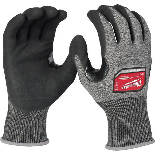 Gants haute dext&eacute;rit&eacute; r&eacute;sistants &agrave; la coupe, Taille 2T-Grand, Calibre 18, Rev&ecirc;tement Nitrile, Enveloppe en Poly&eacute;thyl&egrave;ne, ANSI/ISEA 105 niveau 4/EN 388 niveau D NTL Industrial