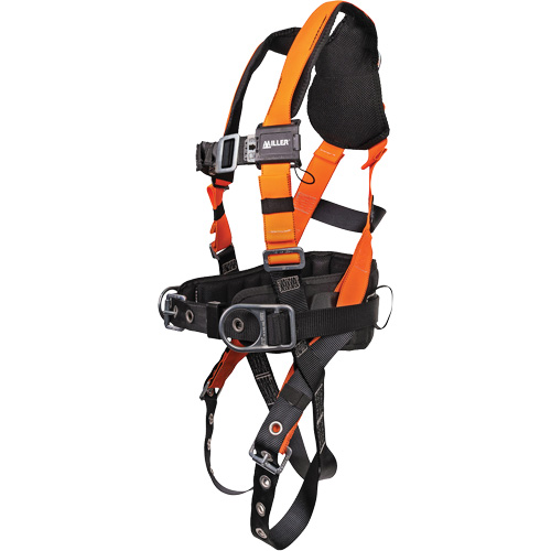 Miller&reg; Titan Contractor Full-Body Harness with PFL/SRL Connector & Lumbar Pad, CSA Certified, Class AP, Medium/Small, 420 lbs. Cap. NTL Industrial