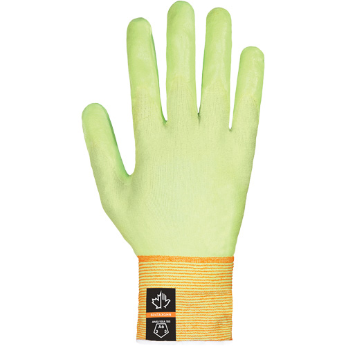 Gants ultra-fins haute visibilit&eacute; r&eacute;sistants &agrave; la coupe Dexterity Max, Taille 12, Rev&ecirc;tement Mousse de nitrile, Enveloppe en TenActiv, ASTM ANSI niveau A6 NTL Industrial