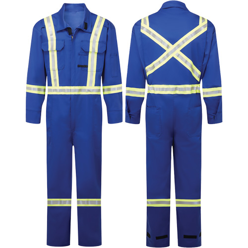 Combinaison de 9 oz FR Avenger, style 109, Hommes, Bleu royal, Taille 50 (grande taille) NTL Industrial