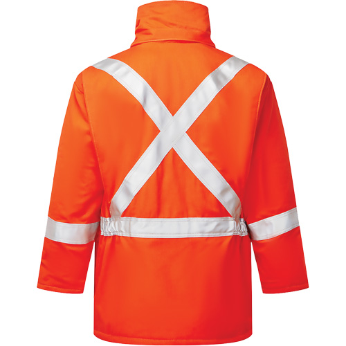 Parka isol&eacute; de 9 oz Haute visibilit&eacute; Avenger, style 515, Hommes, 3T-Grand, Orange NTL Industrial