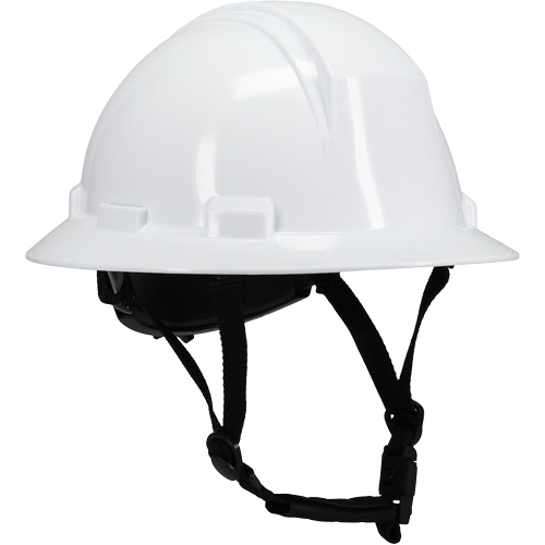 Casque de s&eacute;curit&eacute; &agrave; bord complet Kilimanjaro avec coque en PEHD, R&eacute;pond aux normes CSA type 2, Suspension Rochet, Non ventil&eacute; NTL Industrial
