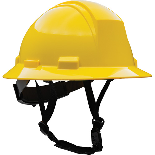 Casque de s&eacute;curit&eacute; &agrave; bord complet Kilimanjaro avec coque en PEHD, R&eacute;pond aux normes CSA type 2, Suspension Rochet, Non ventil&eacute; NTL Industrial