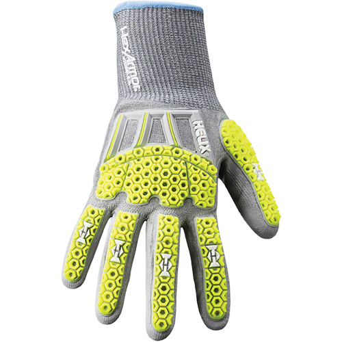 Gants antichocs Helix 3013IMP, 12/3T-Grand, Paume en PEHP, Poignet &eacute;lastique NTL Industrial