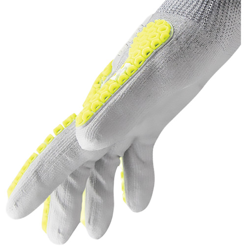 Gants antichocs Helix 3013IMP, 12/3T-Grand, Paume en PEHP, Poignet &eacute;lastique NTL Industrial