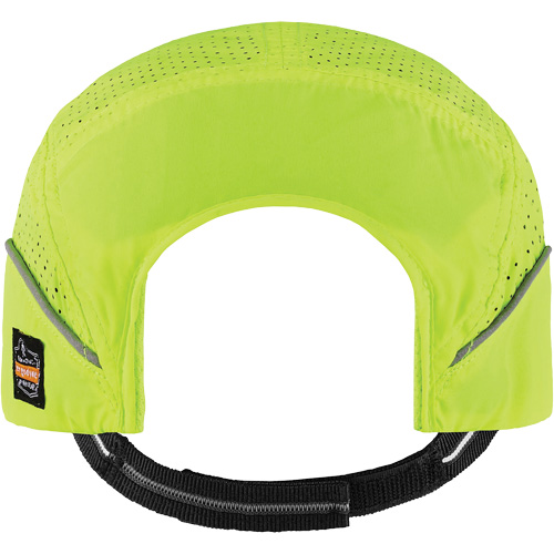 Casque l&eacute;ger de style casquette Skullerz 8955 avec micro-bordure, Vert lime haute visibilit&eacute; NTL Industrial
