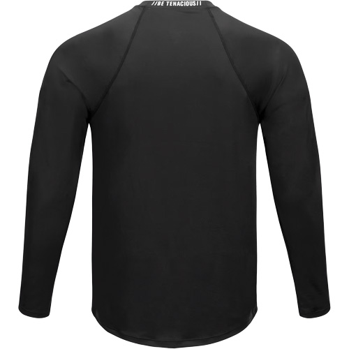 Long Sleeve Lightweight Base Layer Shirt, Men's/Women's, 3X-Large, Black NTL Industrial