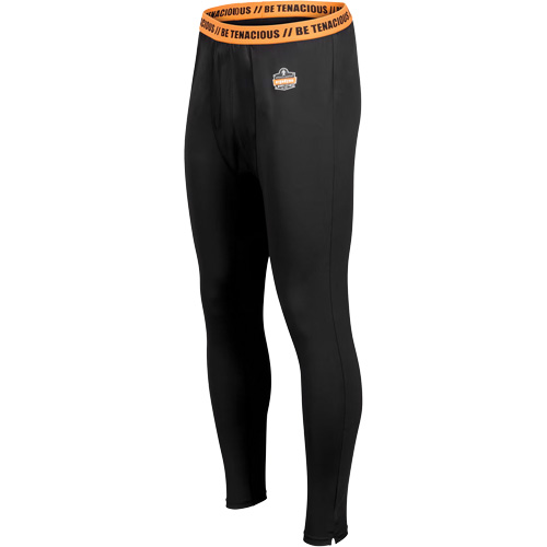 Lightweight Base Layer Pants, Men's/Women's, 2X-Large, Black NTL Industrial