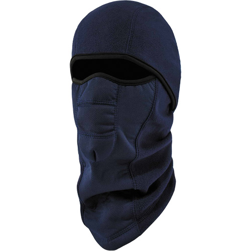 N-Ferno&reg; Wind-Proof & Hinged Balaclava Face Mask, Fleece, Navy NTL Industrial