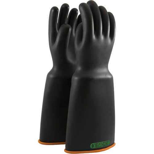 NOVAX&reg; Rubber Insulating Glove with Bell Cuff, ASTM Class 3, Size 8.5, 18" L NTL Industrial