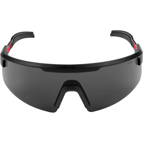 Wraparound Safety Glasses, Black Lens, Anti-Scratch, ANSI Z87+/Meets/Exceeds CSA Z94.3 NTL Industrial