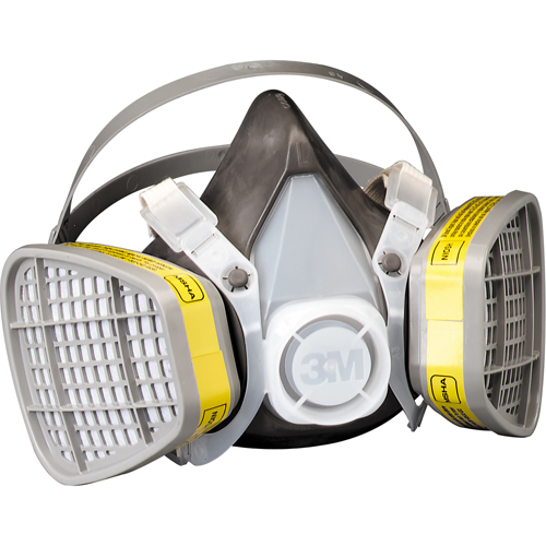 Respirateur pour vapeurs organiques/gaz acide, &eacute;lastom&egrave;re/Thermoplastique, Grand NTL Industrial