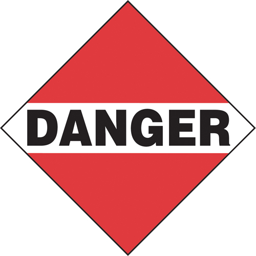Danger Mixed Load TDG Placard, Aluminum NTL Industrial
