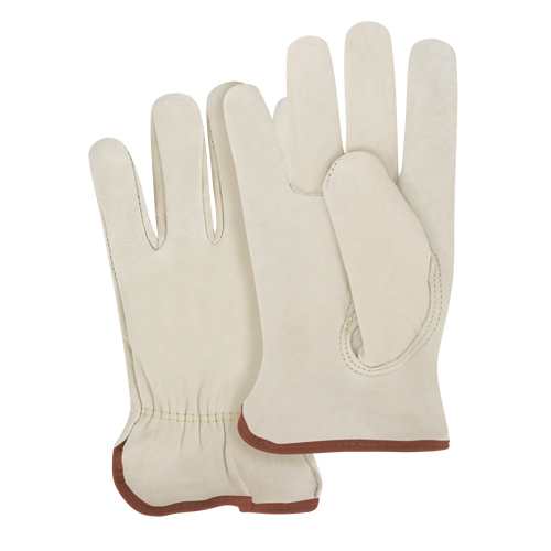 Close-Fit Driver's Gloves, Large, Grain Cowhide Palm NTL Industrial
