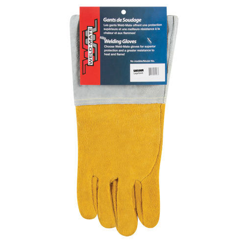 Superior Fit TIG Welding Gloves, Split Deerskin, Size Large NTL Industrial