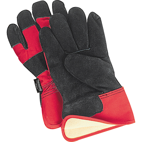 Gants d'ajusteur doubl&eacute;s pour l'hiver &agrave; chaleur sup&eacute;rieure, Grand, Paume en Cuir de vache refendu, Doublure en Thinsulate NTL Industrial
