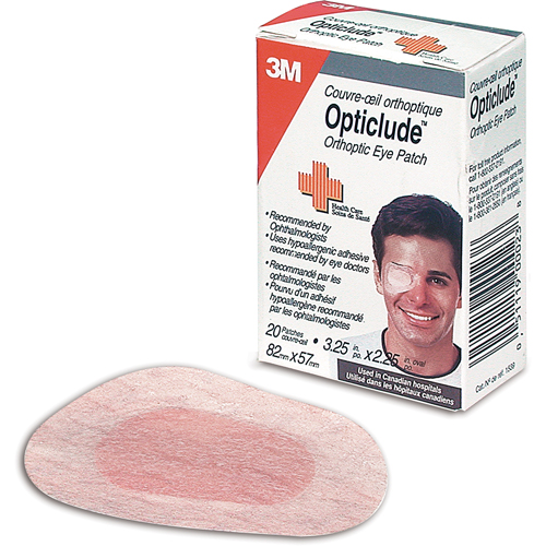 3MTM OpticludeTM Orthoptic Patch, Eye, Class 1 NTL Industrial