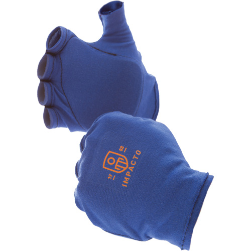 Anti-Impact Fingerless Right-Hand Glove Liner, 6/X-Small, Synthetic Palm, Slip-On Cuff NTL Industrial