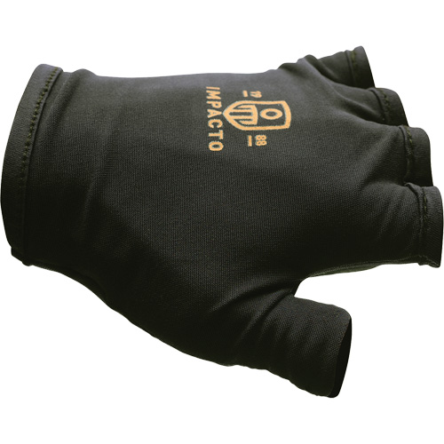 Gants antichocs sans doigts, main droite, T-petit, Paume en Cuir refendu, Poignet &agrave; enfiler NTL Industrial