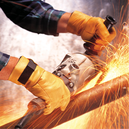 Vibration Protective Air Glove&reg;, Size X-Small, Grain Leather Palm NTL Industrial