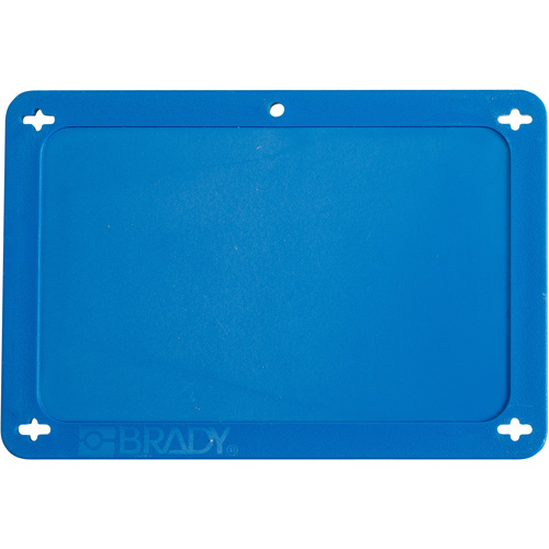 &eacute;tiquette vierge pour vanne, Plastique, 4-3/4" la x 3-1/4" h NTL Industrial