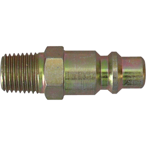 Quick Couplers - 3/8" Industrial, One Way Shut-Off - Plugs, 1/4" NTL Industrial