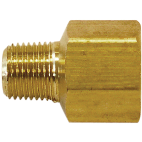 ADAPTEUR HEXAGONAL (M)NPT1/8"-(F)NPT3/8", Laiton NTL Industrial