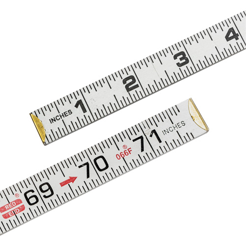 R&egrave;gle plate Red End, 6' lo, Bois NTL Industrial