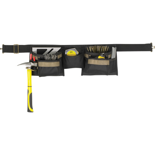 Ceinture &agrave; outils combin&eacute;e de luxe, Polyester, Noir NTL Industrial