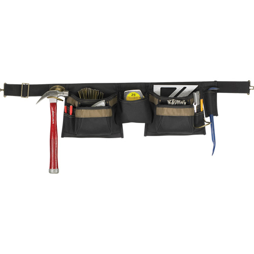 Ceinture &agrave; outils combin&eacute;e de luxe, Polyester, Noir NTL Industrial
