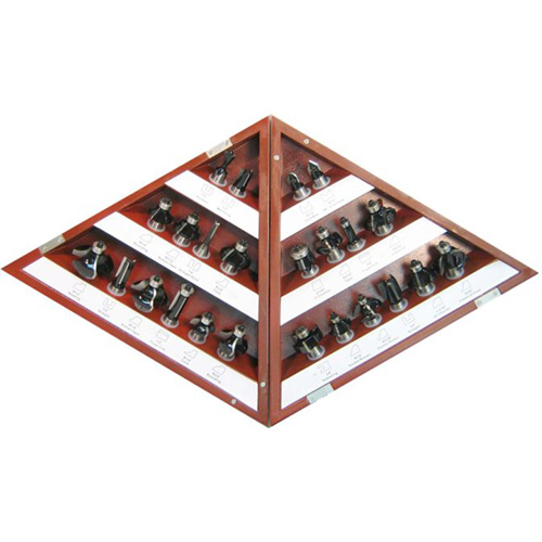 Jeux de fraises &agrave; d&eacute;foncer au carbure &agrave; 3 cannelures NTL Industrial